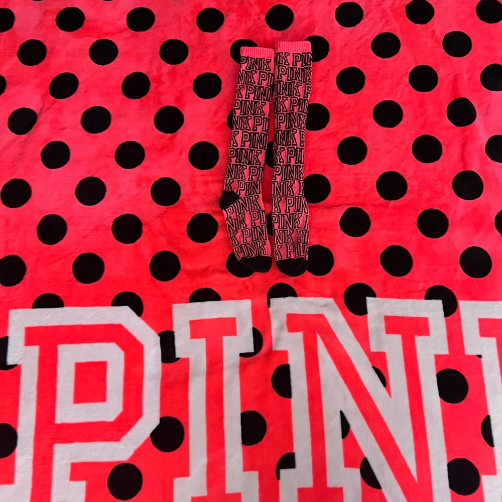 Victoria secret pink socks